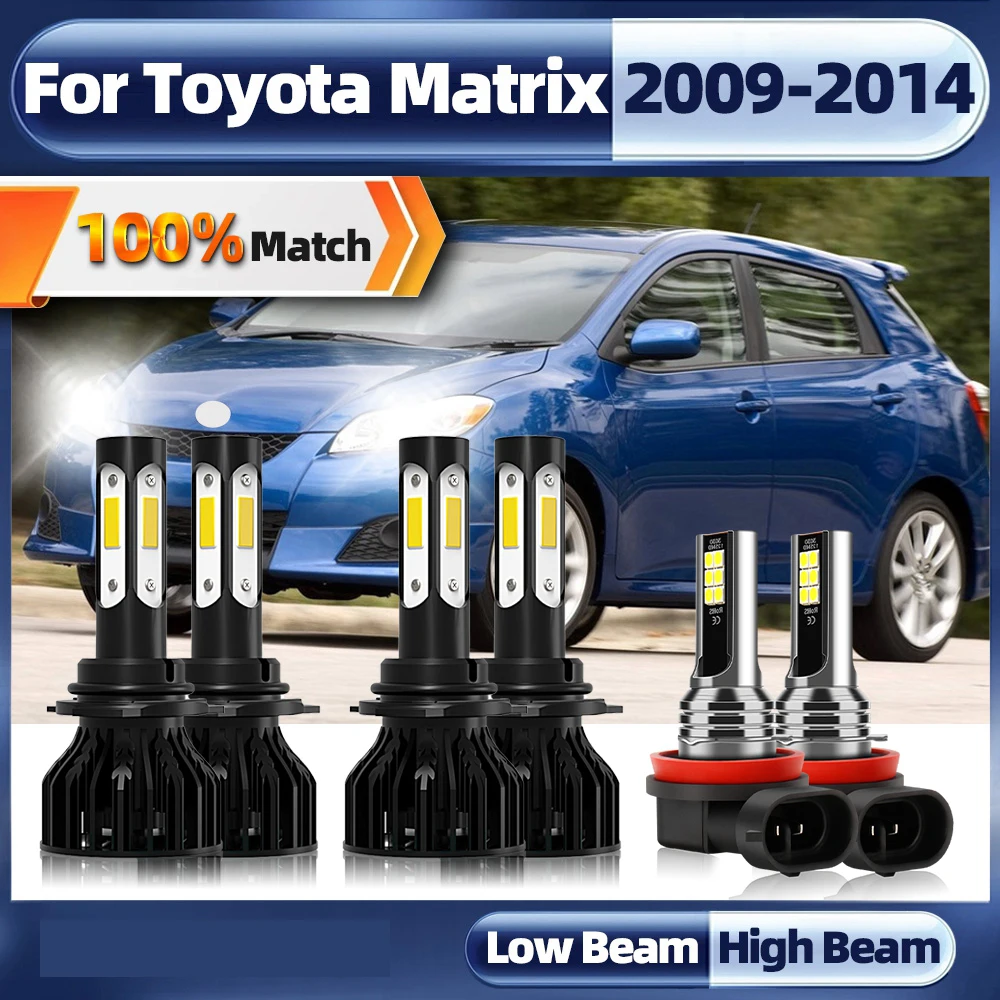 

360W LED Canbus 60000LM Car Headlight H11 9005 HB3 9006 HB4 Turbo Lamp 6000K For Toyota Matrix 2009 2010 2011 2012 2013 2014