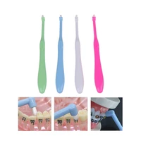4pcs oral care orthodontic toothbrush wisdom teeth tuft brush interspace brush