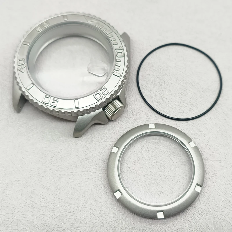 NH35 Watch Case Transparent Back Cover Fits Seiko SKX007 SKX009 SRPD NH35 NH36 4R35 4R36 Movement Men's Watches Part Replaceme