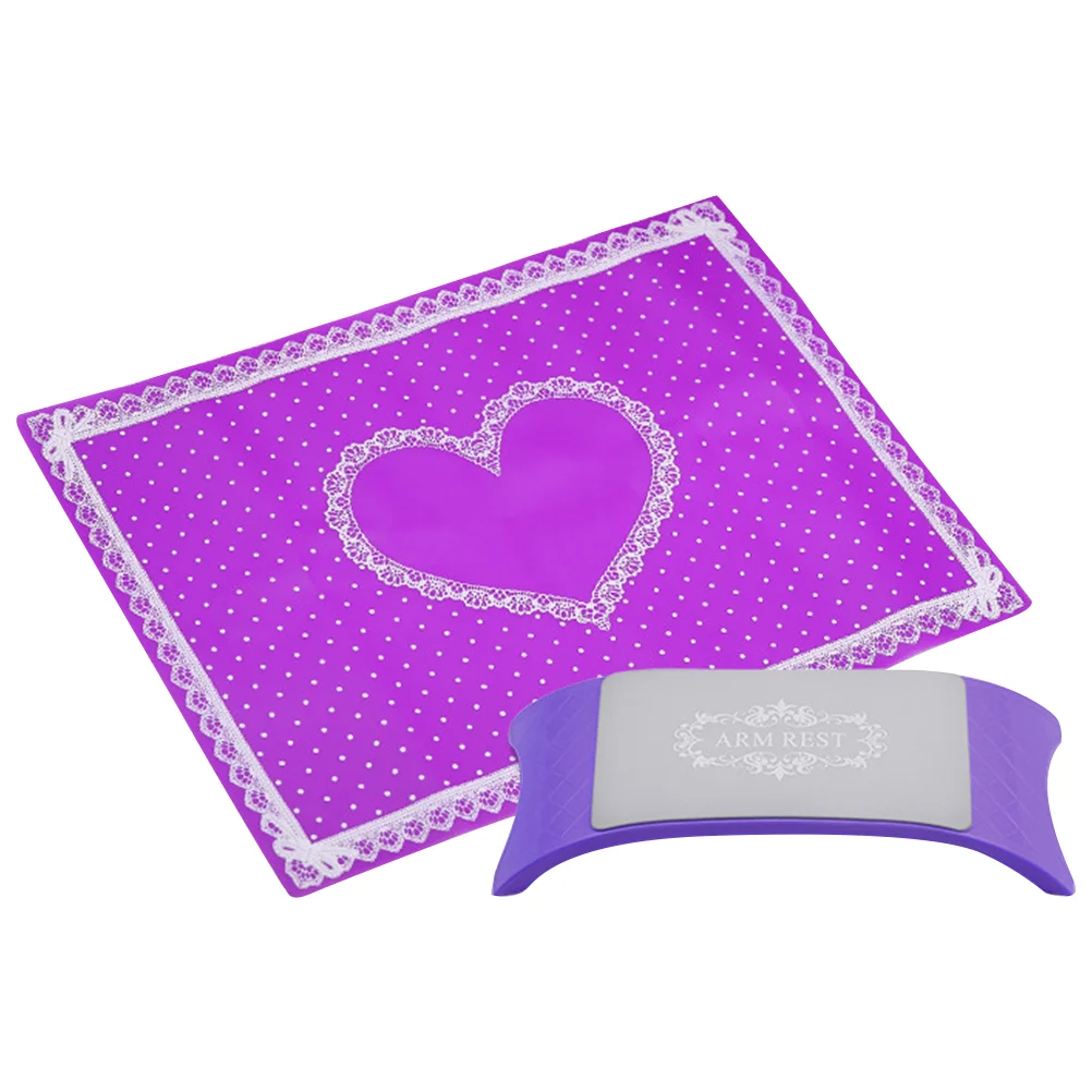 

Mat Nail Hand Manicure Pillow Rest Table Cushion Nails Silicone Arm Foldable Holder Salon Pad Polish Practice Rests Acrylic Desk