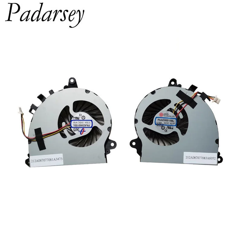 

Сменный вентилятор охлаждения ЦП для ноутбука и графического процессора для MSI GS70 GS72 MS-1771 GTX 765M PAAD06015SL N184