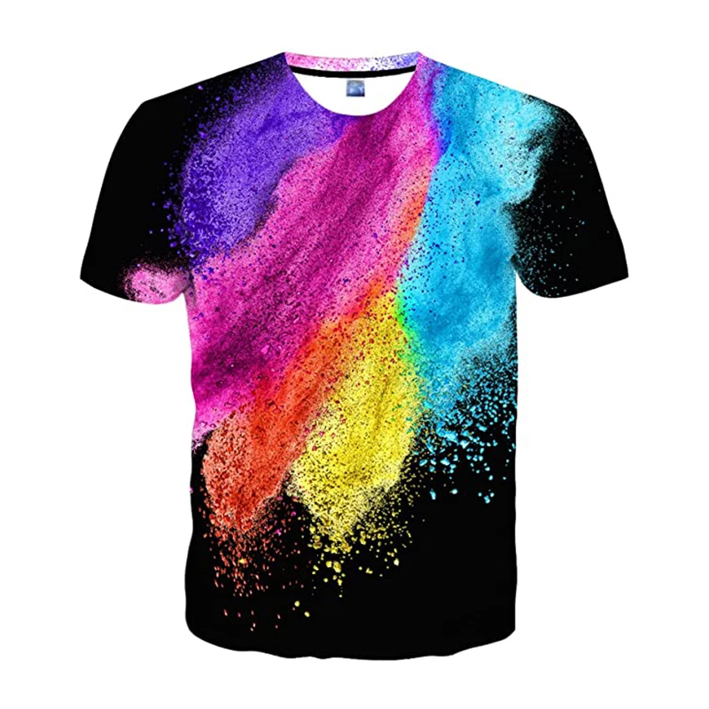 

Мужская футболка с коротким рукавом, черная футболка большого размера с 3d рисунком, лето 2022