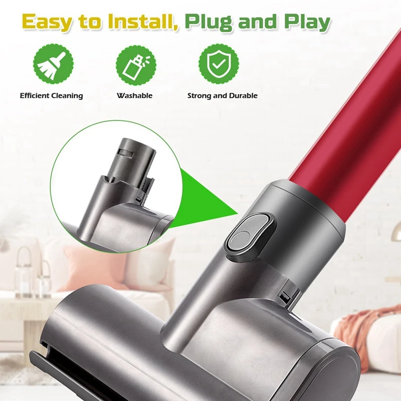 Аксессуары для Dyson V6 DC58 DC59 DC62 DC74 щетка удаления клещей мини моторизованный