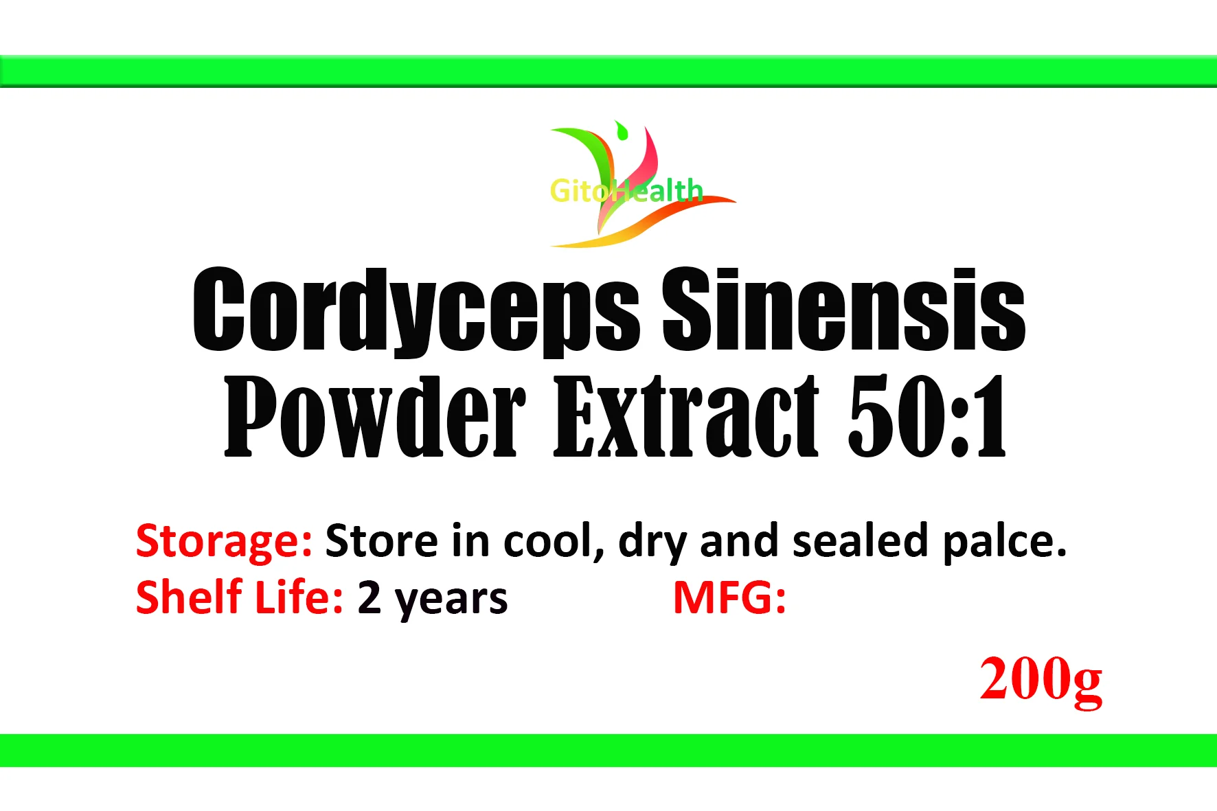 

100g-1000g. 50:1 Cordyceps polysaccharide Cordyceps militaris extract powder
