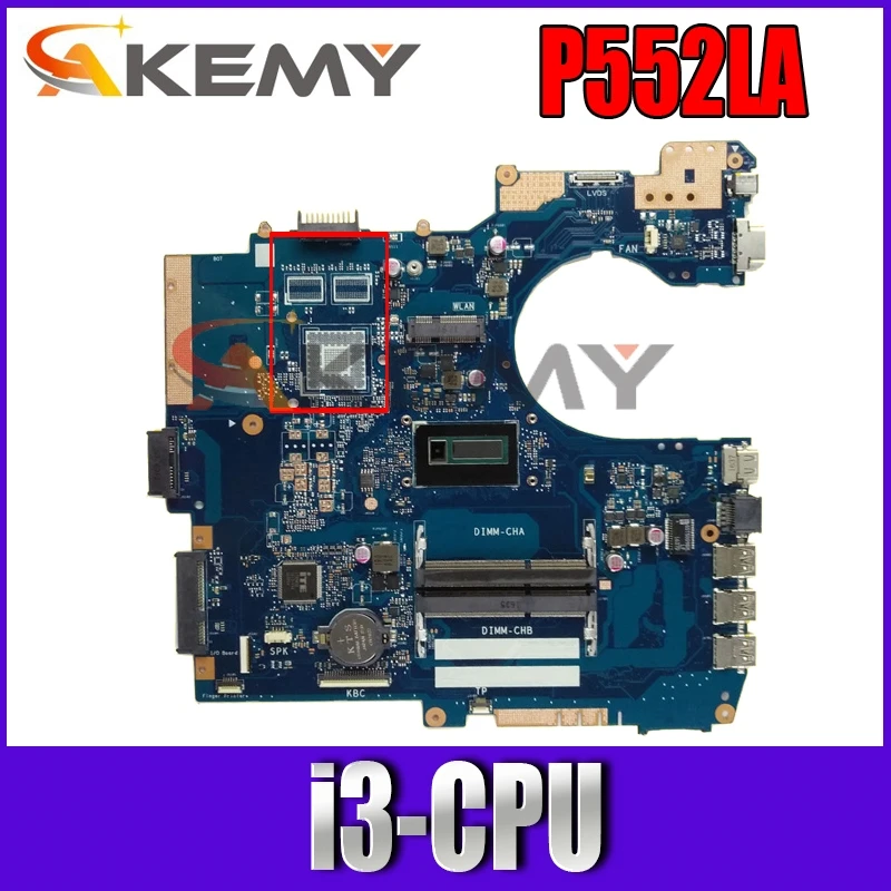 

Для ASUS P552 P552L P552LA P552LJ P2520LA P2520LJ материнская плата для ноутбука с процессором Intel CoRE i3 DDR3L 100% полностью протестирована