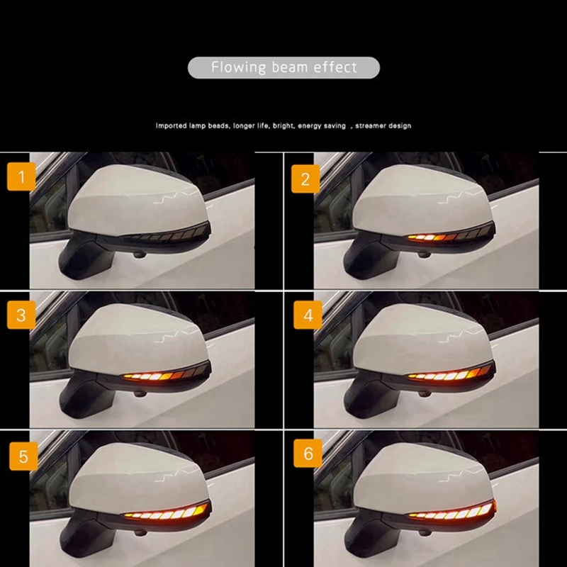 10X светодиодный динамический сигнал поворота боковой индикатор зеркала заднего