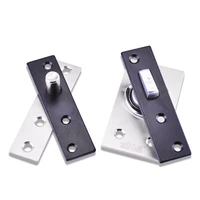 1set 360 degree rotation door shaft stainless steel heavy duty hidden hinges mute up and down pivot hinge furniture hardware