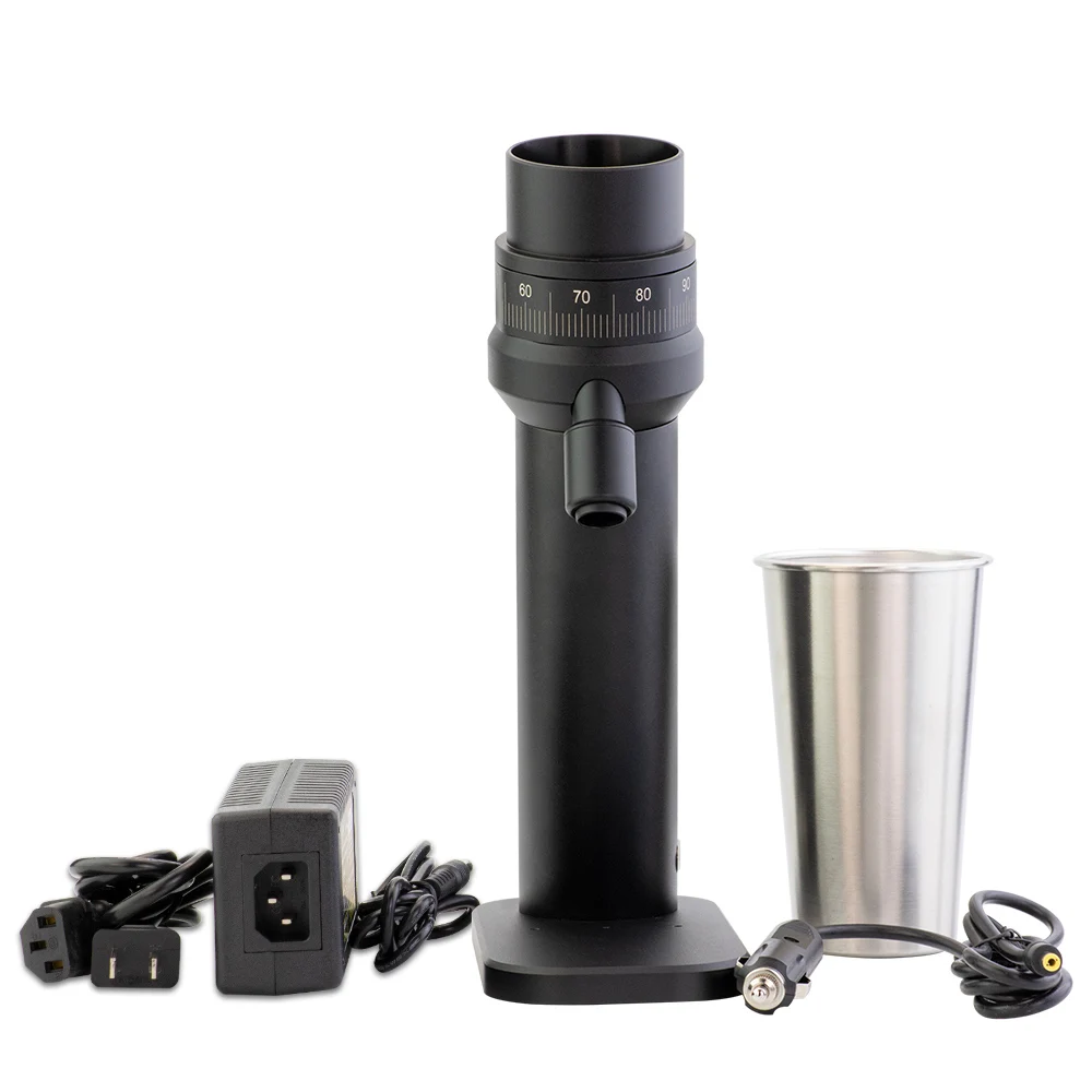 

Maiwen DM47 Hot 420 High-nitrogen Steel Sharp Conical Burr Coffee Grinder All Metal AC DC Adapter RV Home Office Coffee Grinder