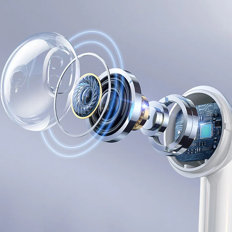 Фото Беспроводная Bluetooth-гарнитура Xiaomi Redmi, TWS-стереонаушники, спортивные водонепроницаемые наушники с сенсорным управлением и микрофоном, новинка 2023 №2