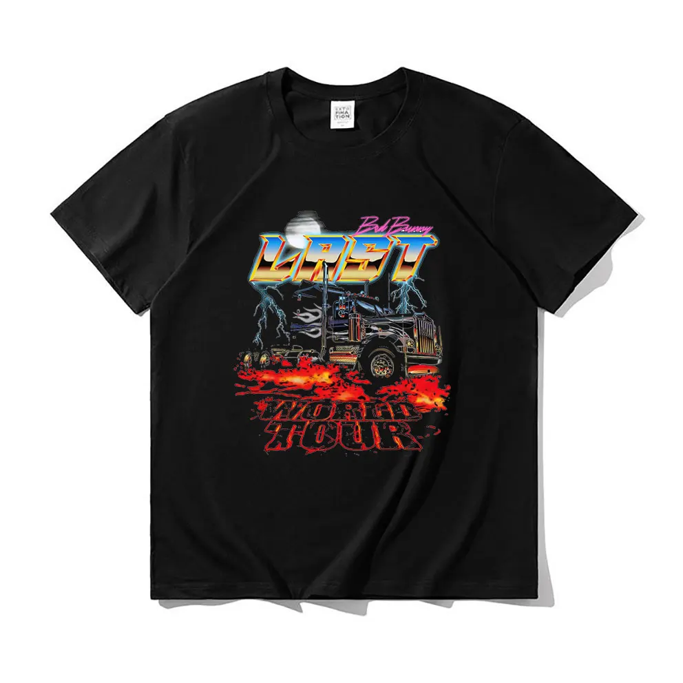 

Awesome Bad Bunny Man Hip Hop Tshirt Oversized Men Women El Ultimo Tour Del Mundo Graphic Print T-shirts Male Trend Streetwear