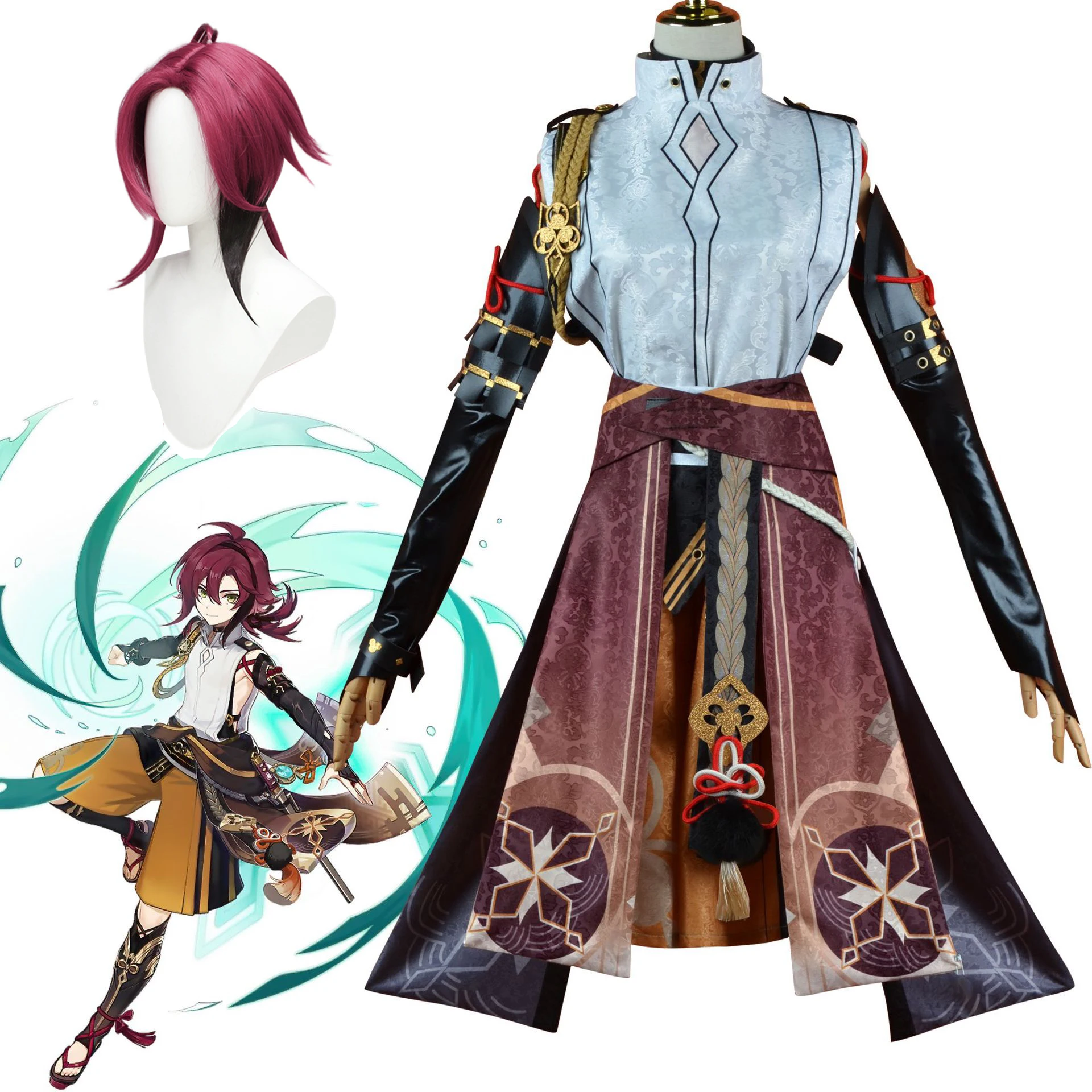 

Костюм для косплея Хэллоуин, парик, униформа