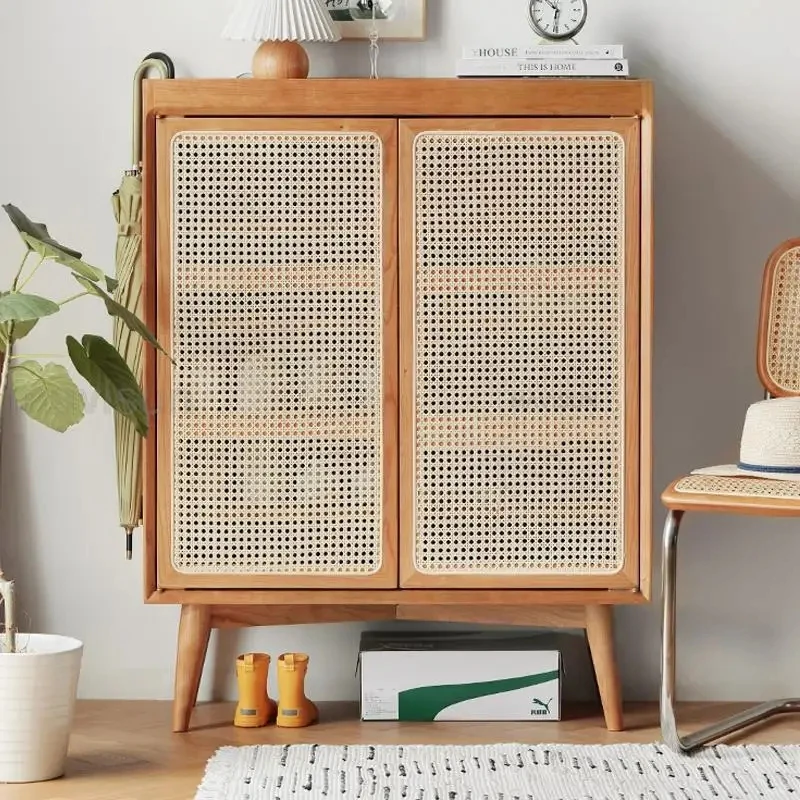 Шкаф для гостиной крыльца прихожей вместительные шкафы хранения из ротанга