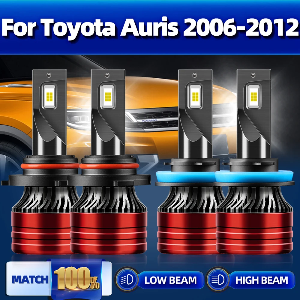 

Led Headlight Bulb 40000LM Car Lights HB3 9005 H11 Turbo Auto Lamp 12V 6000K For Toyota Auris 2006 2007 2008 2009 2010 2011 2012