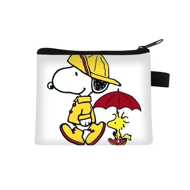 Kawaii Snoopy Кошелек Для Монет Высококачественный Студенческий Милый Держатель Карт