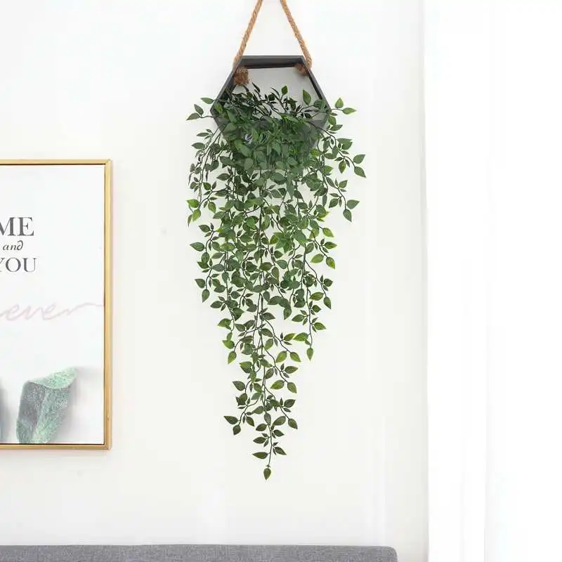 

1pc Artificial Greenery Foliage Fake Vines 85cm Artificial Green Garland Plants Home Wedding Decoration Wall Hanging Decor