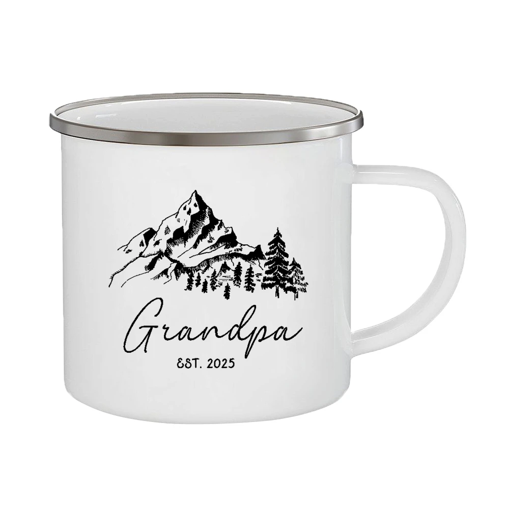 Реклама на бабушки и дедушки 2025 эмалированная Кружка объявление малышей Подарки