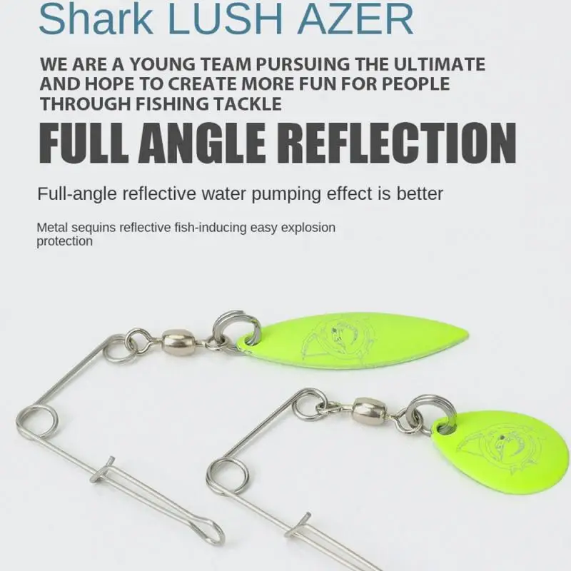 

Fake Bait And Colorful Metal Noise Sequins Strong Pulling Force Anti-hanging Bottom Full Swimming Layer With L-pin Bait