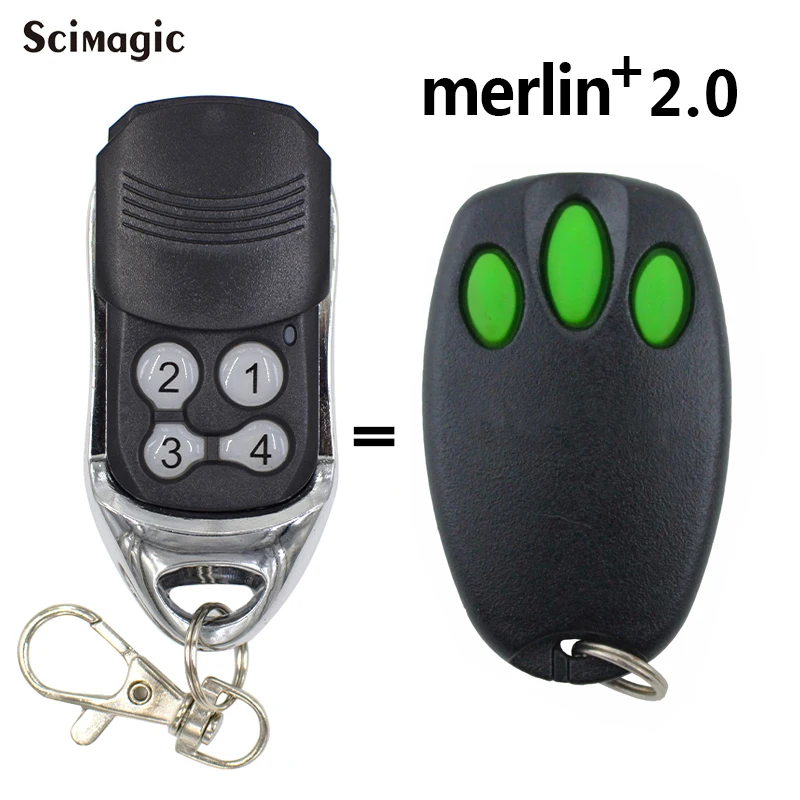 

MERLIN 2.0 E940M E945M E950M Remote Control Merlin Garage Gate Door Opener 433MHz For E943/94335E/84335EML/4335EML/TX4EV/TX2EV