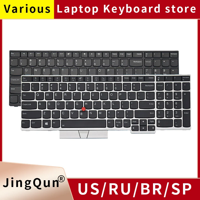 

Подлинная русская клавиатура с подсветкой для ноутбука Lenovo ThinkPad E580 E585 E590 E595 L580 L590 T590 01YP640 01YP720 01YP760