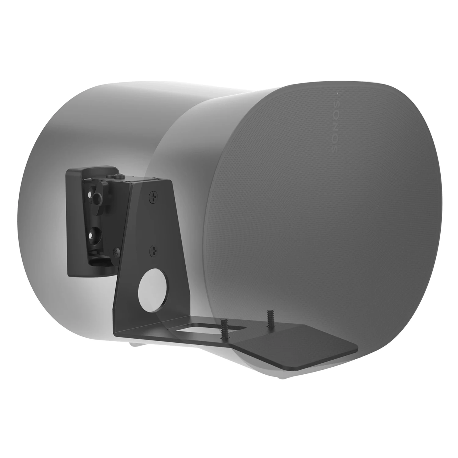 Фото Настенный кронштейн Monzlteck Sonos Era 300 – цельнометаллический, сверхпрочный стальной, с регулируемым углом наклона (-22°) °   до 3 °   Наклон, ±45° °   Поворотный механизм) №1