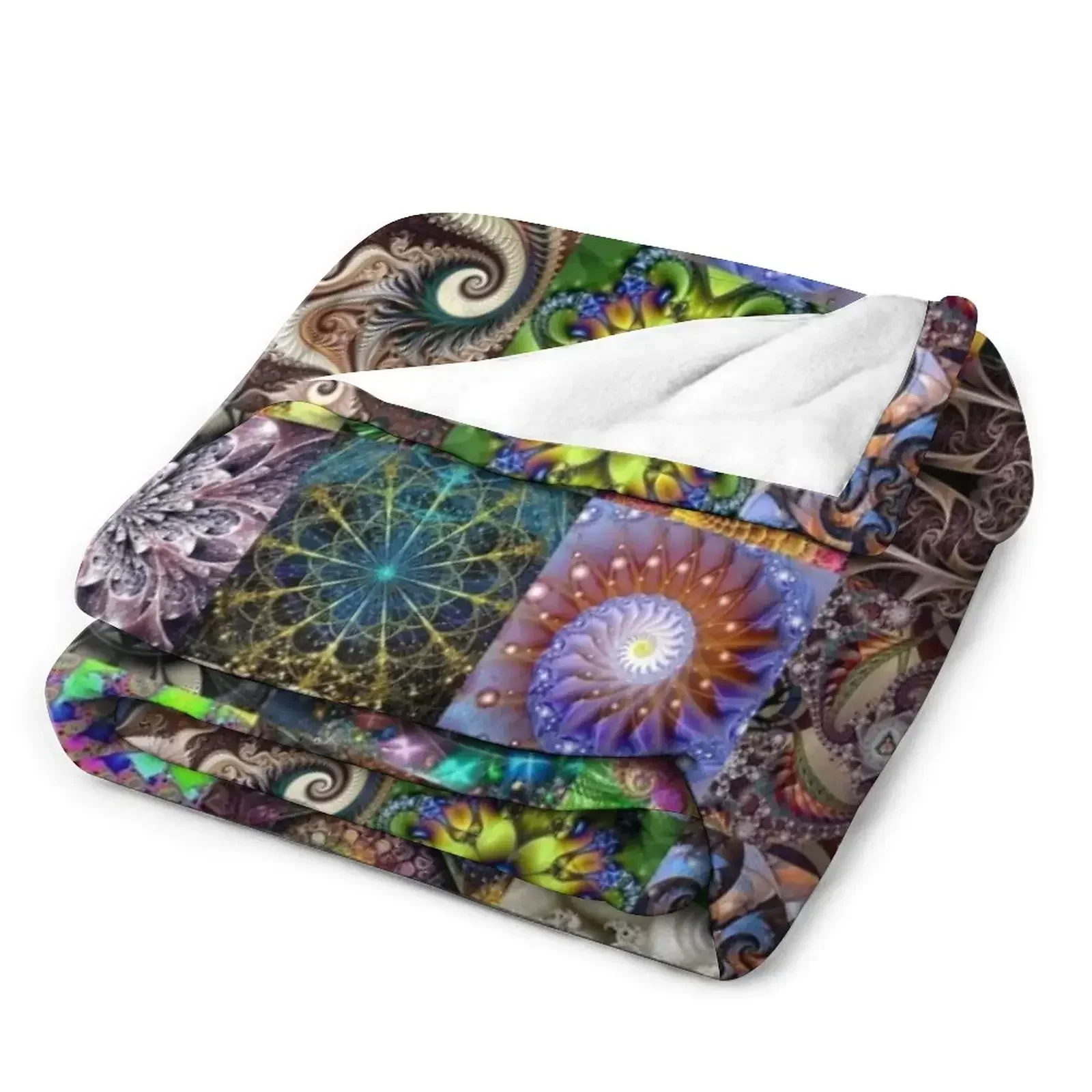 Фрактал бросать одеяло роскошные фотообои и одеяла