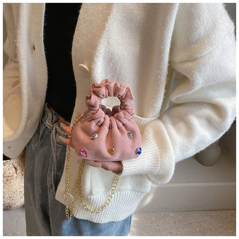 Модная детская сумка через плечо новинка 2023 мини-сумка-мессенджер ручная для губ