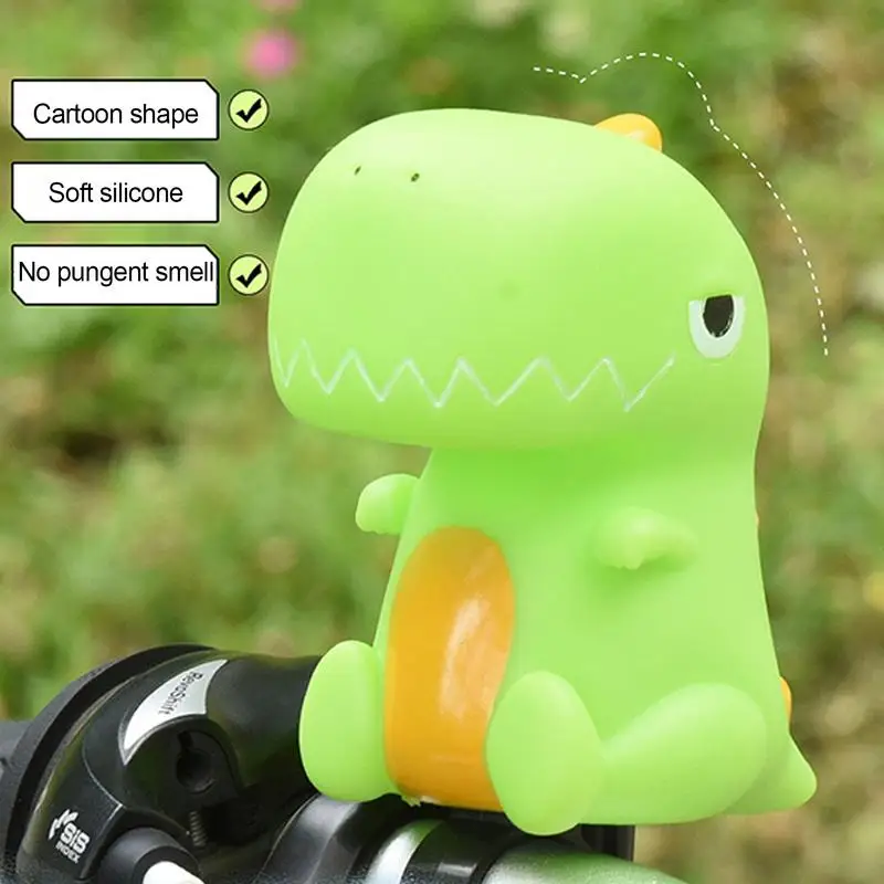 Сжимаемый велосипедный гудок гудок-динозавр колокольчик Детский велосипедные