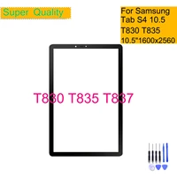 for samsung galaxy tab s4 10 5 t830 t835 t837 touch screen panel tablet sm t830 sm t835 front outer lcd glass lens replacement