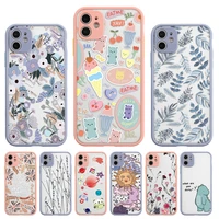phone case for samsung galaxy a53 5g case flower painted funda samsung a52s a52 s a03s a13 a33 cover shockproof for galaxy a33