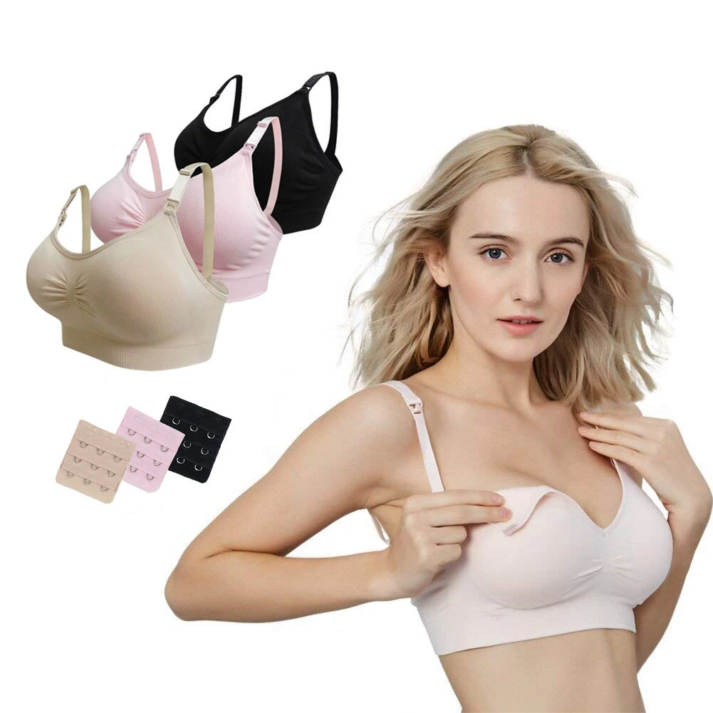 

Nursing Bra Women's Maternity Body Silk Seamless feeding
