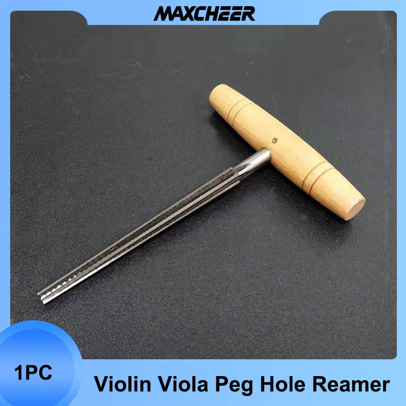 

Violin Viola Peg Hole Reamer 1:26 Taper Wood Handle for Luthier Tool Parts