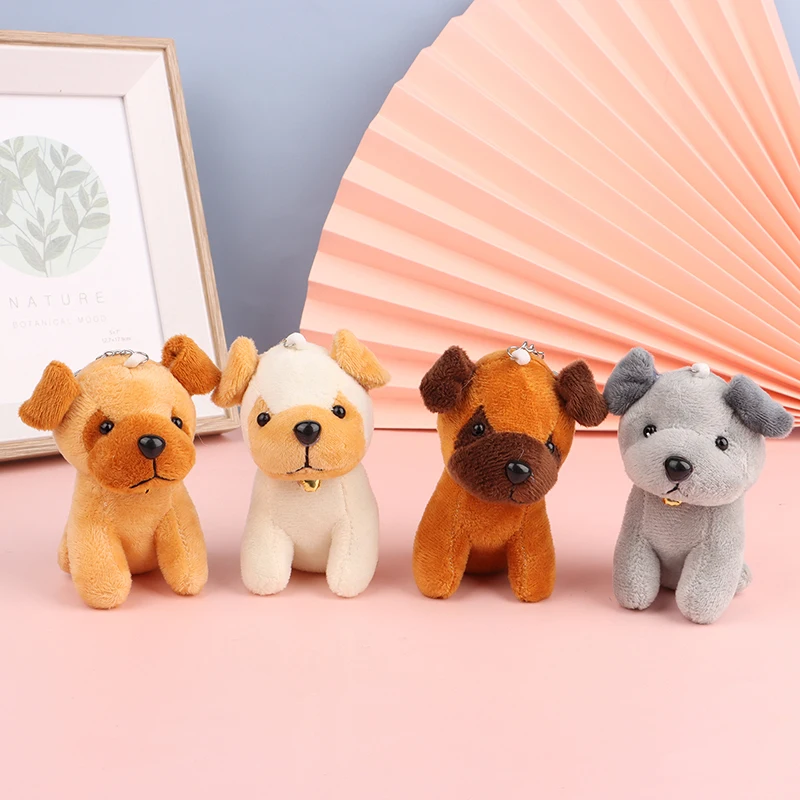 

10.5cm Kawaii Wolfhound Plush Toy Cartoon Wolf Dog Pendant Soft Stuffed Doll Keychain Backpack Car Bag Key Ring Decor Kid Gift