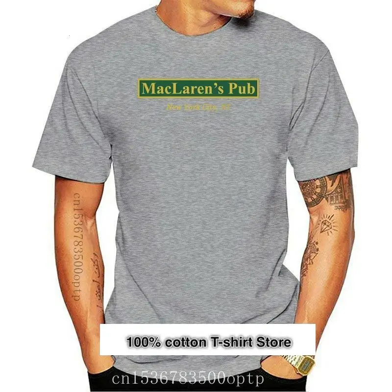 

Camiseta personalizada de Maclaren S Pub para hombre, camisa fresca antiarrugas de talla Europea S, 3Xl, 2021"