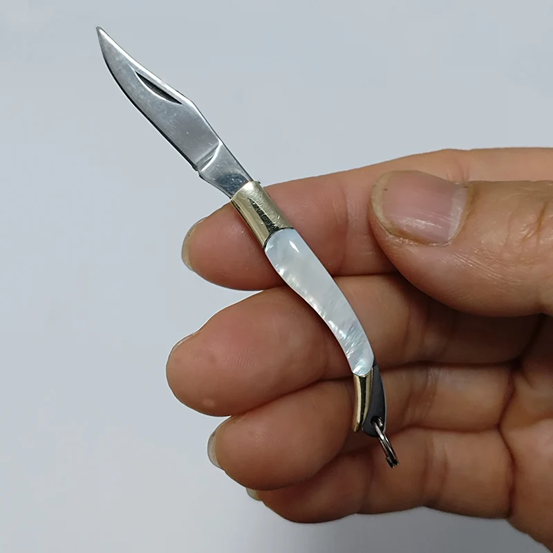 Складной мини-нож 440C резец со стальным лезвием и корпусом чрезвычайно изысканный