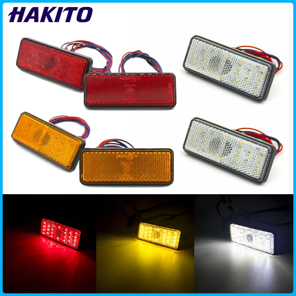 

4X/6x/8x 12V светодиодный Габаритные индикаторы лампы, задний Боковой габаритный фонарь для автомобиля, грузовика, прицепа, RV, кемпера, мотоцикла, лодки