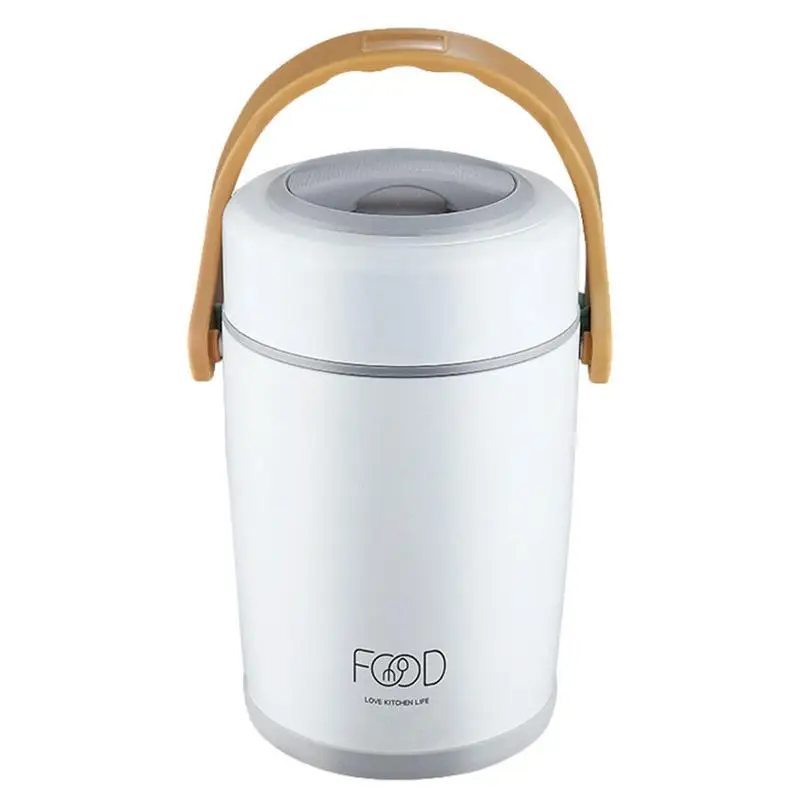 

Insulated Food Container For Lunch Lunch Multi-Layer Leak Proof Container Stainless Steel Portable Bento Container Insulation