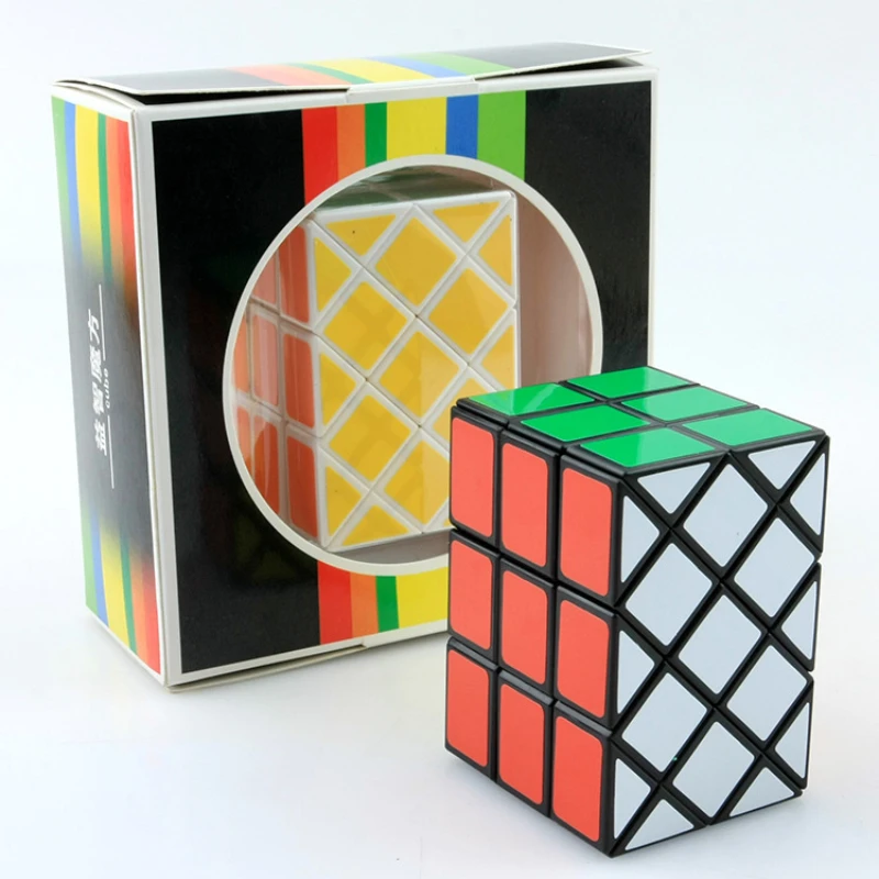 

Brand New Diansheng Long Brick Case 3x3x3 Magic Cube Ancient Double Fish Cube Speed Puzzle Cubes Educational Toy Special Toys