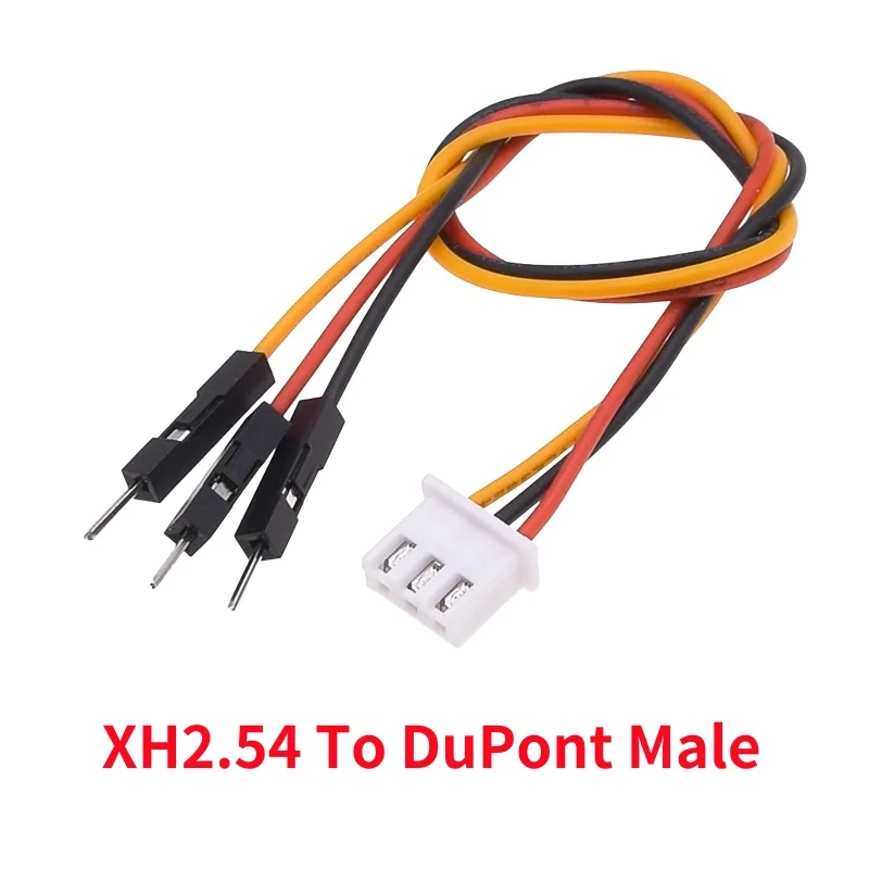 

Кабели-переходники XH2.54 на Dupont 2.54мм, 26AWG, 20см, 2/3/4/5/6P