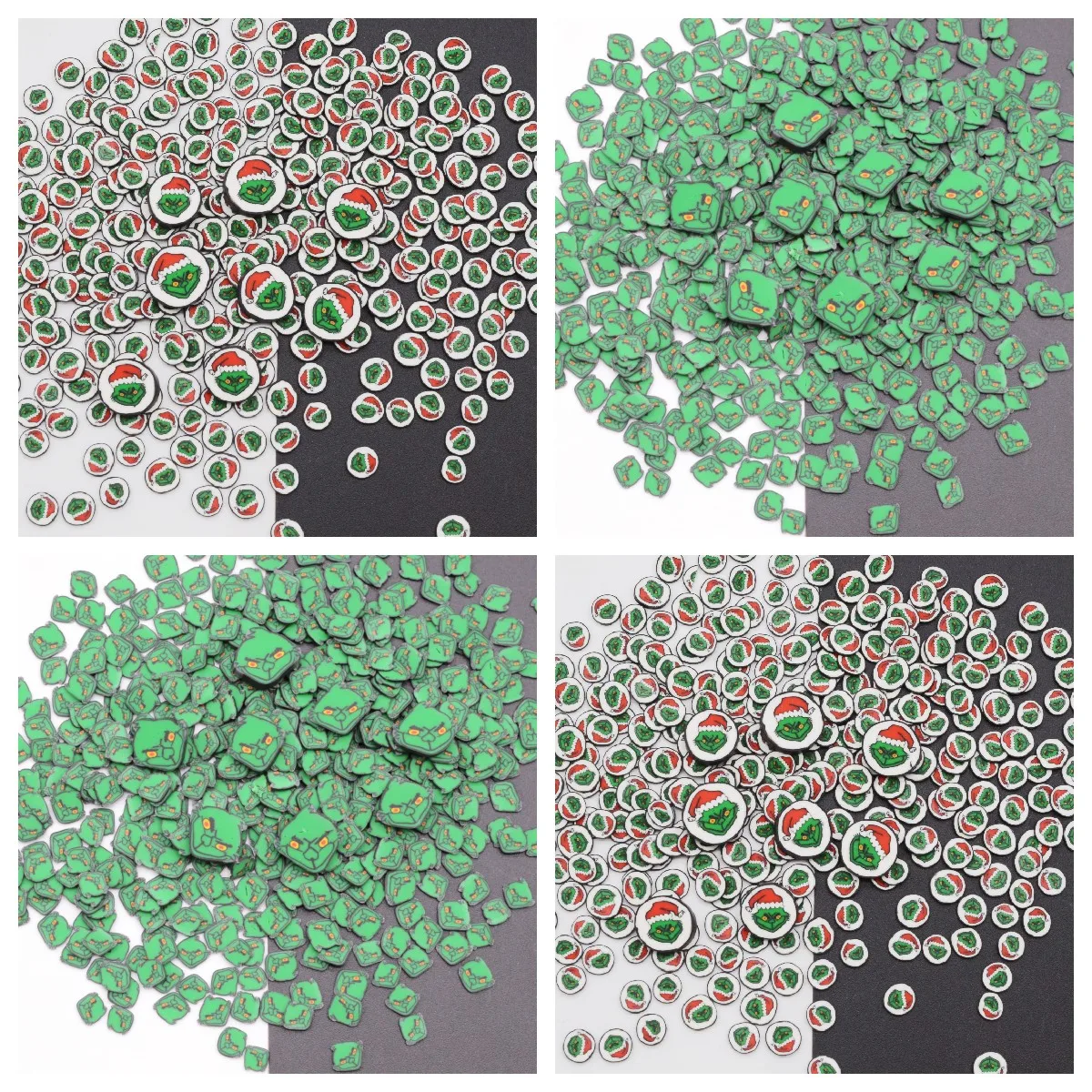 

100g/Lot Polymer Cute Christmas Clay Slices Sprinkles for Crafts Making Nail Art ,Scrapbook DIY