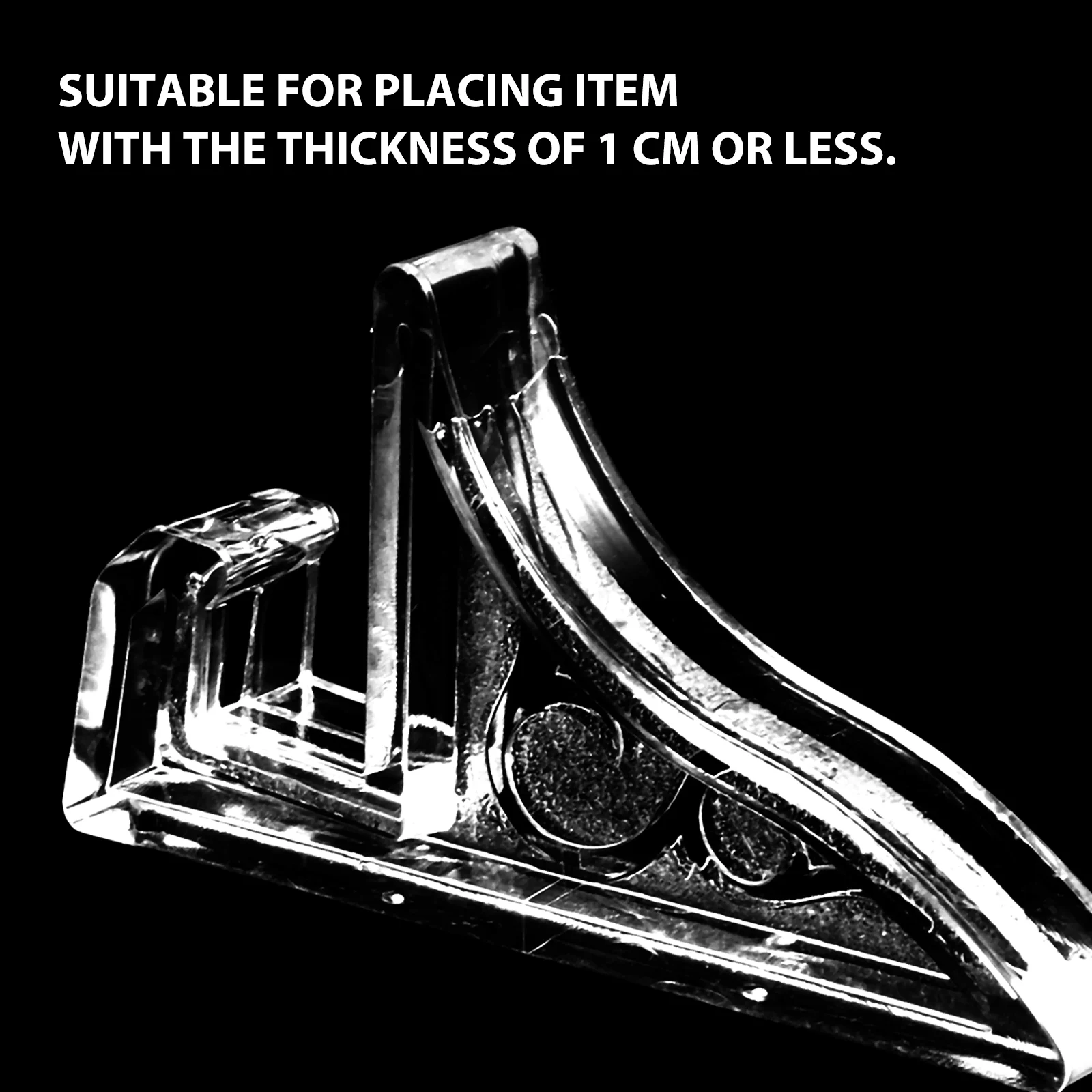 10 шт. подставка для фоторамки прозрачные полки монитора фотографий пластиковые