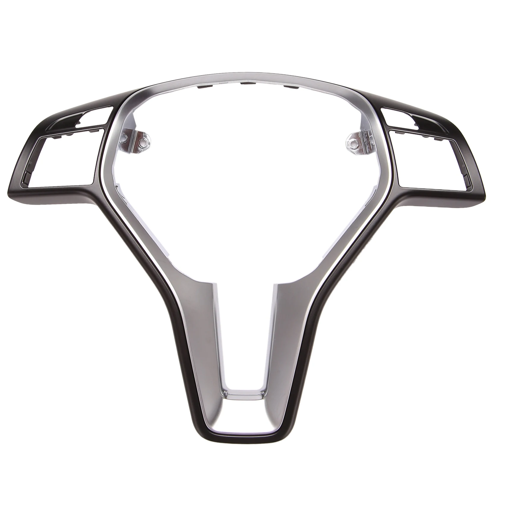 

Car Black Silver Steering Wheel Decoration Cover Frame Steering Wheel Case Shell for Mercedes A/B/C/E Class GLA GLS GLK