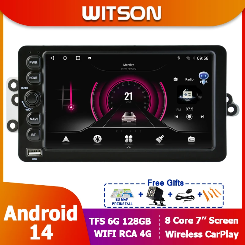 

OEM автомобильный радиоприемник CarPlay 7 дюймов для Chevrolet Silverado Suburban Tahoe Avalanche Hummer Savanna GMC Sierra Yukon Canyon Envoy 2003-2006