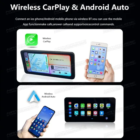 NAVIGUIDE L300 6,3 ''Linux carplay беспроводной мотоцикл CarPlay и Android Авто Портативный мото ЖК-дисплей IPX7 WiFi 1560*720 BT 5,0