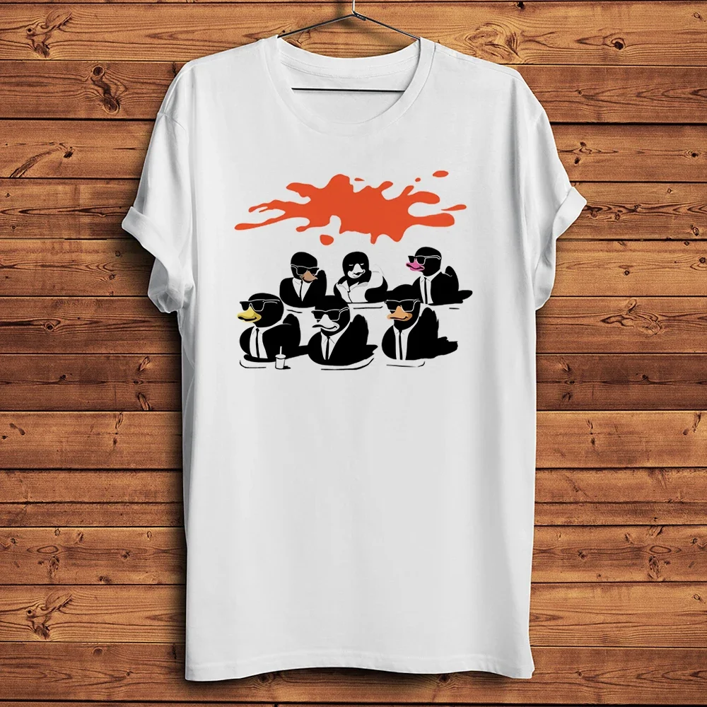 Вохранилище кошки утки крутая забавная мяу винтажная мужская футболка