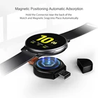 Портативное беспроводное зарядное устройство для смарт-часов Samsung Galaxy Watch 4Watch 3ActiveActive2, магнитное USB беспроводное зарядное устройство для путешествий