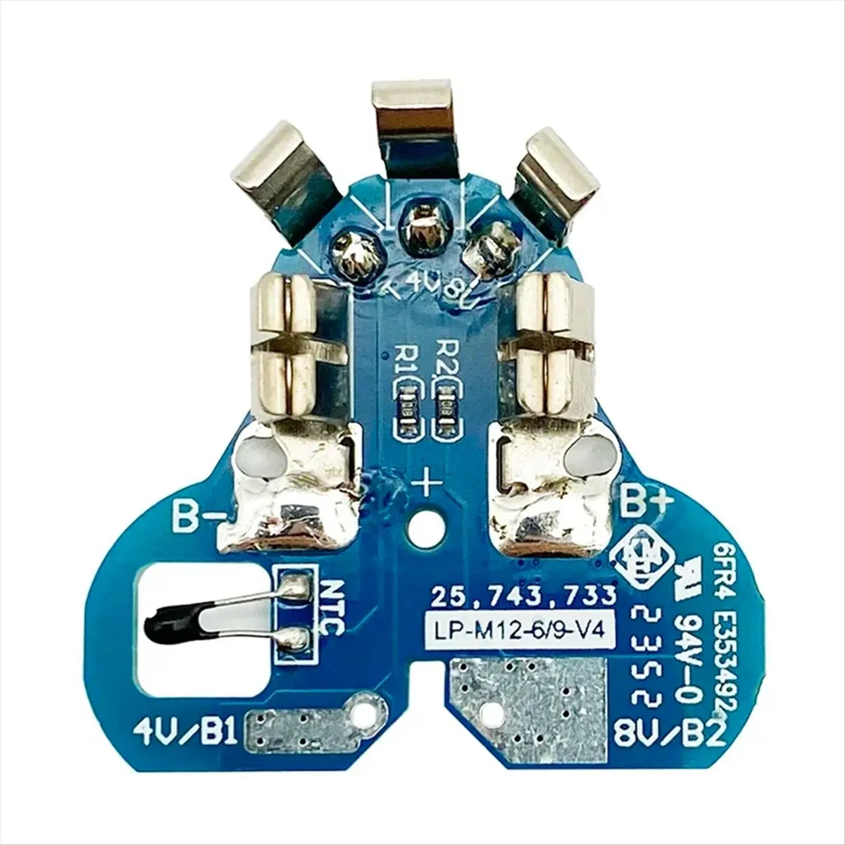 Фото (ABDH) Пластиковый корпус для литиевой батареи M12 с платой защиты PCB для литий-ионной батареи Milwaukee 12V 1.3Ah 1.5Ah 48-11-2411 №1