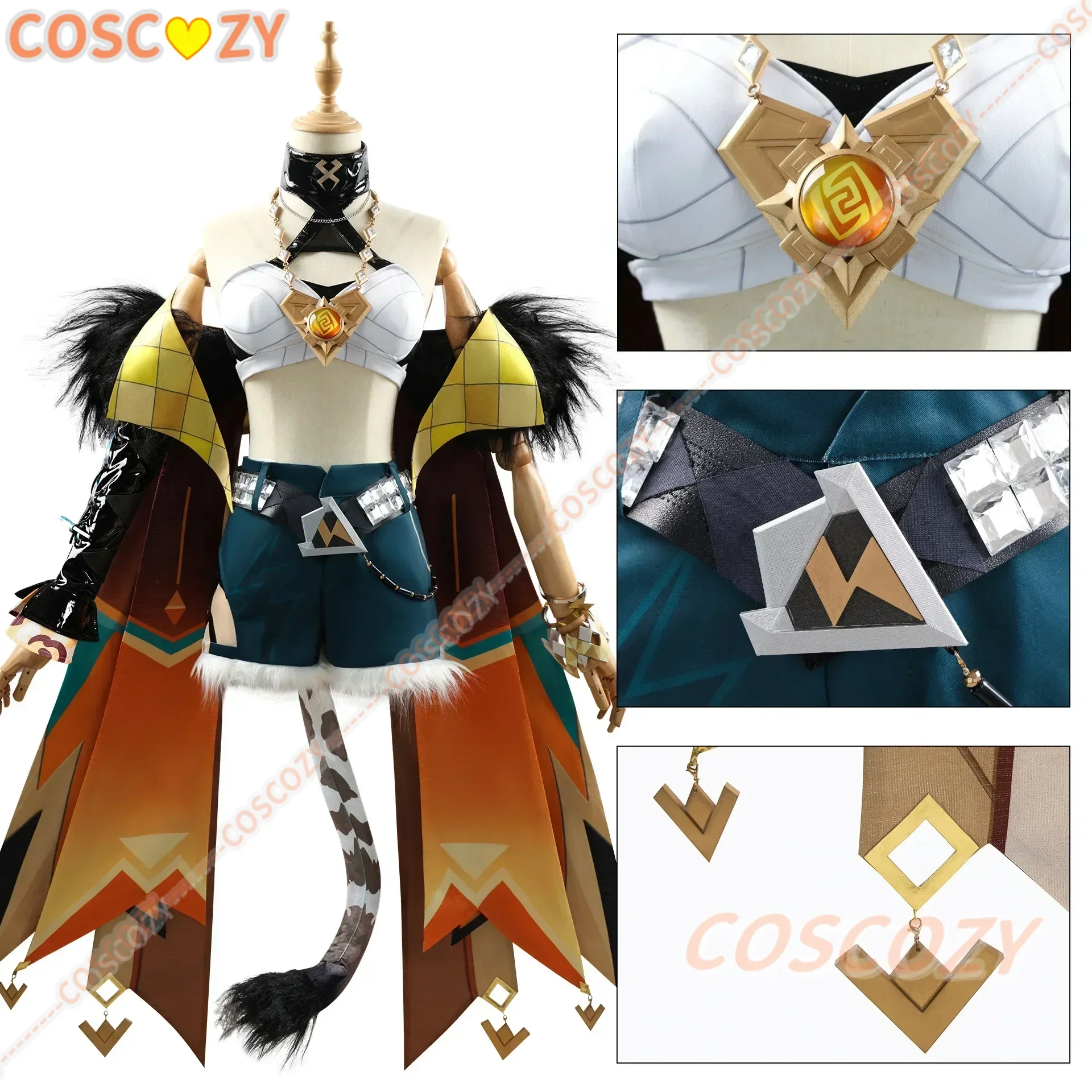 Косплей Хэллоуин косплей геншин ударопрочный костюм нананьцыань наталлан