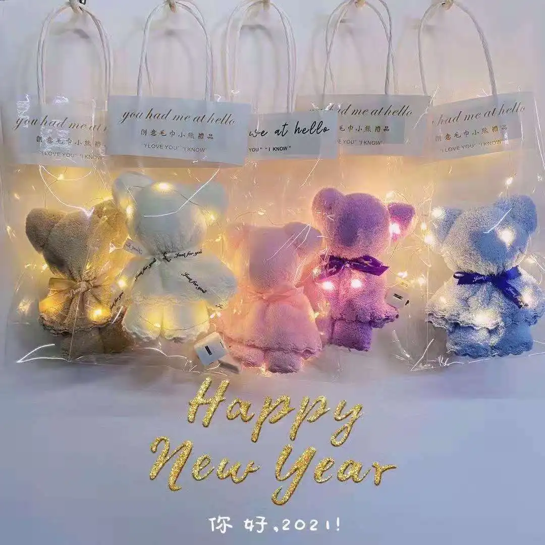 

1 комплект, креативное полотенце в форме медведя