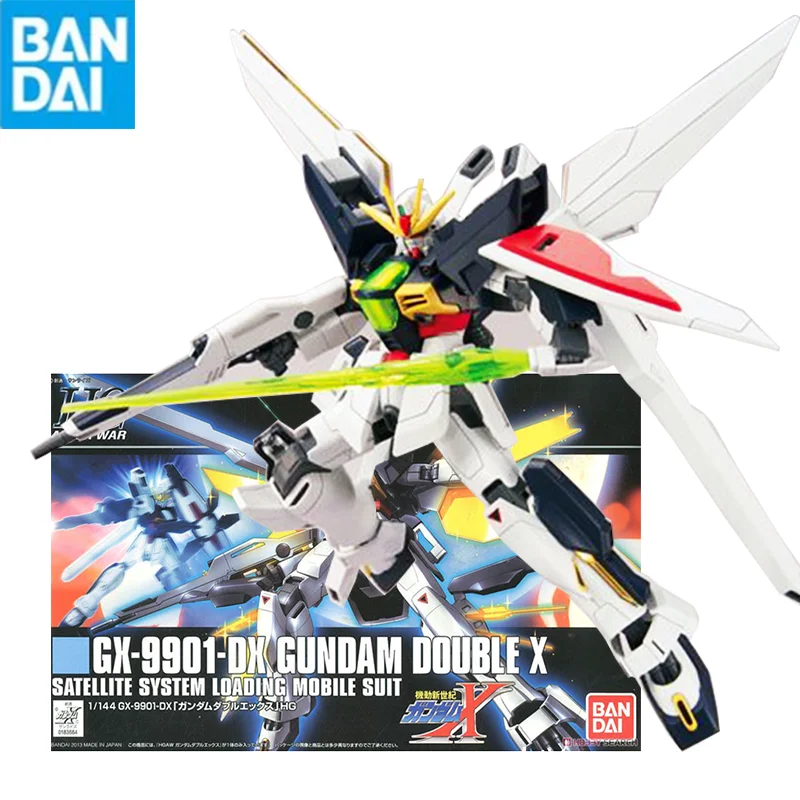 

Bandai Gunpla Hguc 163 Hg 1/144 Gundam Gx-9901-Dx двойная X Сборная модель подвижных суставов коллекционные модели роботов подарок для детей