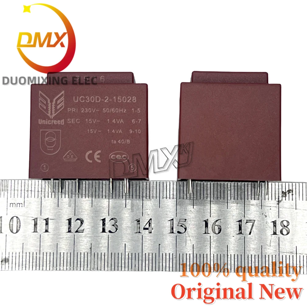 Фото 2 шт./лот, 100% новый трансформатор UC30D-2-15028 PRI230V ~ 50/60 Гц SEC 15 В ~ 1,4 ВА ta40/B инкапсулированный трансформатор №4